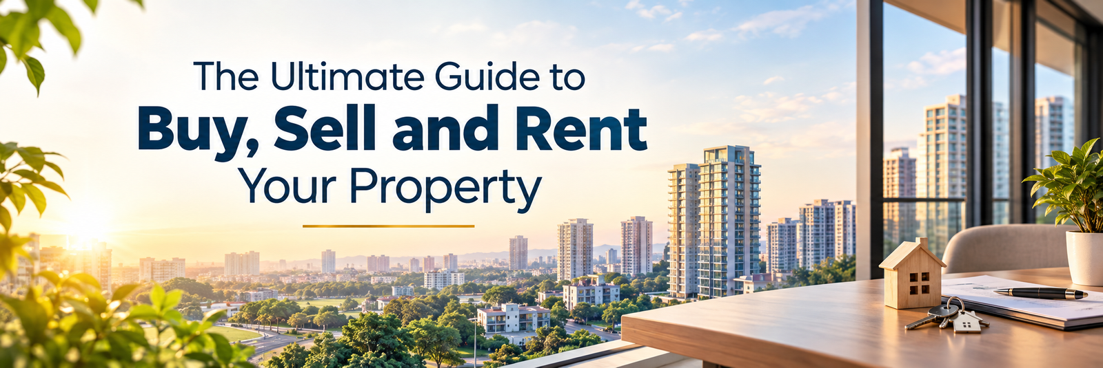 THE ULTIMATE GUIDE TO BUY, SELL AND RENT YOUR PROPERTY